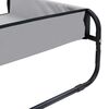 vidaXL Lit pour Chien Gris clair 70 x 70 x 28,5 cm Acier