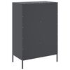 vidaXL Buffet haut anthracite 68x39x101,5 cm acier