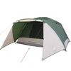 vidaXL Tente familiale avec porche 6 personnes vert imperm&eacute;able