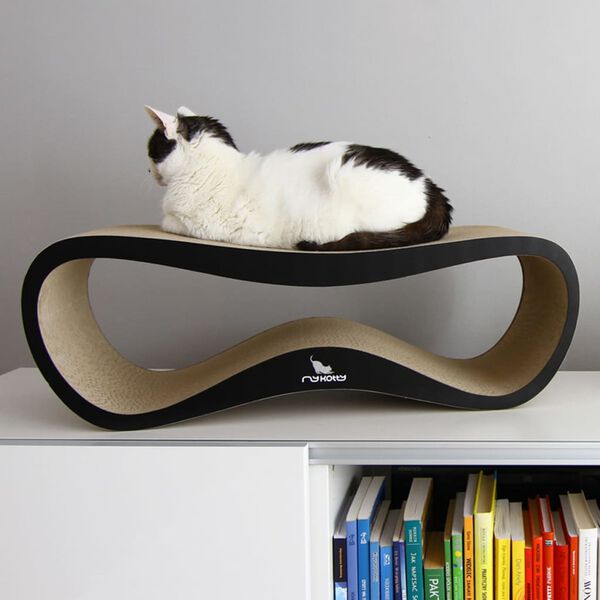MyKotty Griffoir pour chats LUI 75 x 25 x 25 cm Noir 3083