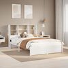 vidaXL Lit biblioth&egrave;que sans matelas blanc 160x200 cm bois pin massif
