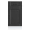 vidaXL Armoire de cuisine Porto noir bois d'ing&eacute;nierie