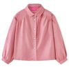 Chemisier enfants &agrave; manches lanterne rose vieux 92