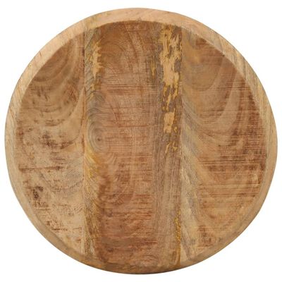 vidaXL Tabourets de bar lot de 2 bois de manguier massif