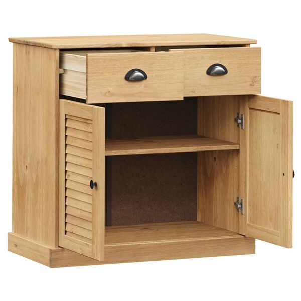 vidaXL Buffet avec tiroirs VIGO 78x40x75 cm bois massif de pin