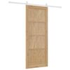 vidaXL Porte coulissante ORKDAL Marron 83 x 202 cm Pin massif