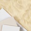 vidaXL Tapis en fausse Tafalla Cr&egrave;me 120 x 170 cm Polyester