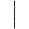 vidaXL Guirlande de Boules de No&euml;l Noir 186 cm Polystyr&egrave;ne