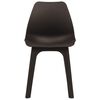 vidaXL Chaises de jardin lot de 2 Marron Plastique