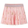 vidaXL Jupe pliss&eacute;e enfants orange clair 128