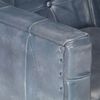 vidaXL Chaise cabriolet Gris cuir v&eacute;ritable