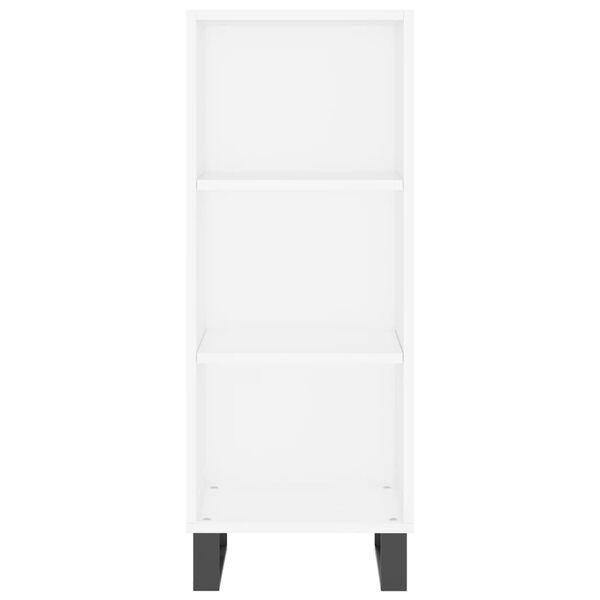 vidaXL Buffet blanc 34,5x32,5x90 cm bois d'ing&eacute;nierie