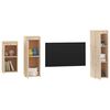 vidaXL Meubles TV 3 pcs Bois massif de pin