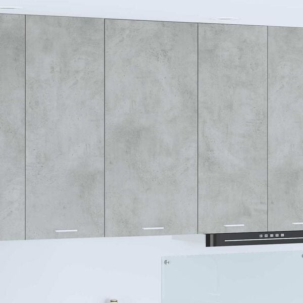 vidaXL Armoire suspendue Gris b&eacute;ton et Blanc 50 x 31 x 100 cm