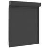 vidaXL Store Roulant Anthracite 120 x 150 cm Aluminium et Polyur&eacute;thane