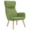 vidaXL Chaise de relaxation Vert clair Velours