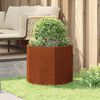 vidaXL Jardini&egrave;re Rouill&eacute; 60 x 60 x 50 cm