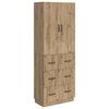 vidaXL Ensemble de Meubles 2 pc 66 x 34,5 x 87 cm Bois d'ing&eacute;nierie