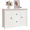vidaXL Buffet Blanc 100x35x74 cm Bois massif de pin