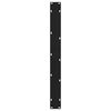 vidaXL Pieds de table &agrave; manger en V 3 pi&egrave;ces Noir 70 x (72-73,3) cm Acier