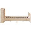 vidaXL Lit biblioth&egrave;que sans matelas 150x200 cm bois massif de pin