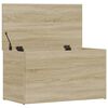 vidaXL Coffre de rangement Chêne sonoma 84x42x46 cm Bois d'ingénierie