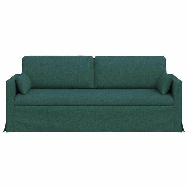 vidaXL Canap&eacute; Vert fonc&eacute;