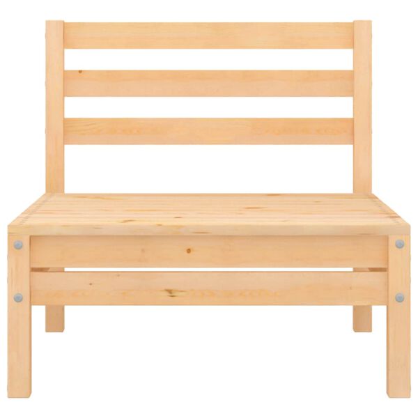 vidaXL Salon de jardin 5 pcs Bois de pin massif
