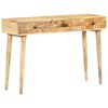 vidaXL Table console 115x35x76 cm Bois de manguier massif