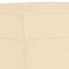 vidaXL Banc Cr&egrave;me 100x35x41 cm Tissu