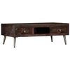 vidaXL Table basse Bois de r&eacute;cup&eacute;ration solide 100x60x35 cm