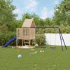vidaXL Aire de jeux d'ext&eacute;rieur bois de pin massif