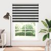 vidaXL Store z&egrave;bre noir 165x230 cm largeur du tissu 160,9 cm polyester