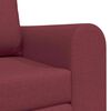 vidaXL Canap&eacute;-Lit 60cm Bordeaux tissu