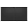 vidaXL Ensemble de meubles TV 5 pcs Noir Bois d'ing&eacute;nierie