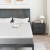 vidaXL Surmatelas Blanc 160 x 200 cm Tissu Jacquard