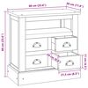 vidaXL Armoire de rangement avec tiroir Naturel 60 x 30 x 60 cm