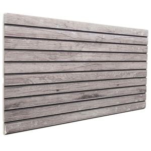 vidaXL Panneaux muraux 5 pc 100 x 50 cm Gris Mousse EPS