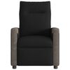 vidaXL Fauteuil inclinable Noir Tissu