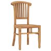 vidaXL Ensemble &agrave; manger de jardin 3 pcs Bois de teck solide