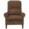 vidaXL fauteuil Marron 76 x 94 x 102 cm Cuir synthétique