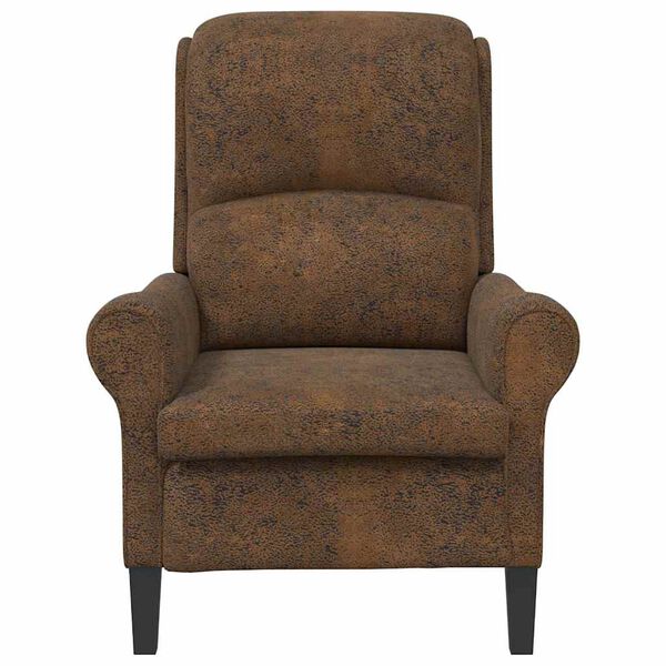 vidaXL fauteuil Marron 76 x 94 x 102 cm Cuir synthétique