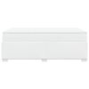 vidaXL Sommier &agrave; lattes de lit avec matelas Blanc 120x200cm Similicuir