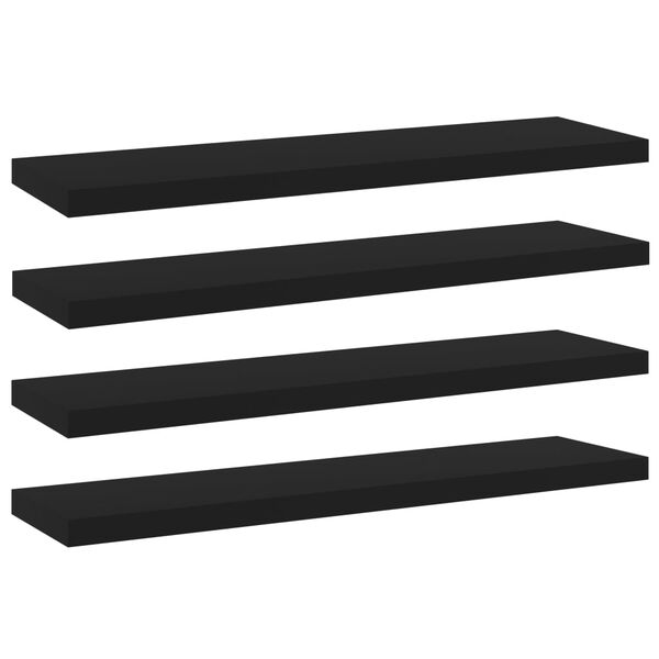 vidaXL Panneaux de biblioth&egrave;que 4 pcs blanc bois d&rsquo;ing&eacute;nierie