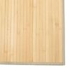 vidaXL Tapis rectangulaire naturel clair 80x1000 cm bambou