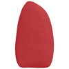 vidaXL Coussin de Dos Rouge 180 x 24 x 50 cm tissu