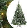 vidaXL Sapin de No&euml;l artificiel avec 300 LED Vert 210 cm PE et PVC