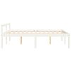 vidaXL Lit pour personne &acirc;g&eacute;e sans matelas 120x200 cm bois pin massif
