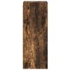 vidaXL Armoire suspendue avec stockage Ch&ecirc;ne fum&eacute; 20 x 29,5 x 80 cm