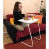 MESA LING Table de TV r&eacute;glable Tavolino Blanc